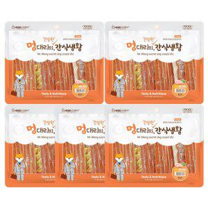 애견 간식 멍대리 치킨샌드위치 300g 5P 강아지 육포