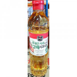 2배사과식초 백설 900ml x15개 식당 업소용 식자재