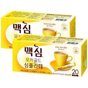 맥심 모카골드 심플라떼 40T (20개입x2개)