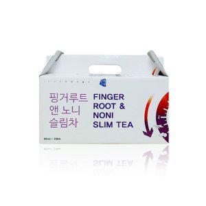 산해랑 국내산 핑거루트 노니 슬림차 80ml x 33포