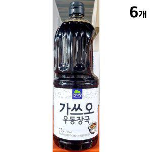 가쓰오우동장국(면사랑 1.8L)X6