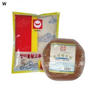 장마을 고추장키트 메주가루600g+소금600g+조청1.8kg (반품불가)