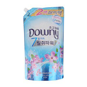 다우니 탈취파워 섬유유연제 리필 레몬그라스와 라일락 1600ml