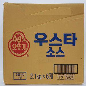 오뚜기 우스타 소스 2.1kg 1박스(6입)