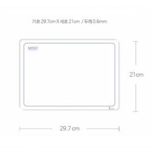 토단 고무자석 화이트보드(소) (29.7cm x 21cm)