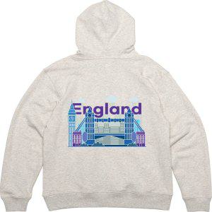 후드티 뒷면 프린트티셔츠 ENGLAND 영국