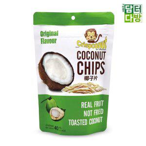 Crispconut 코코넛칩 오리지널 40g x 10