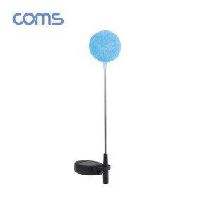 Coms 태양광 LED 정원등 Blue 스노우 600mAh