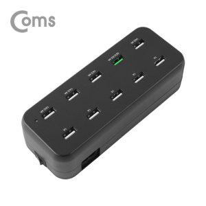 Coms 10포트 전원 멀티충전기(Black) USB 10 Port