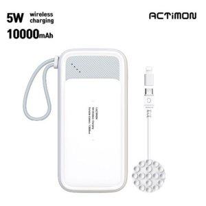 무선 충전 보조배터리 10000mAh 2포트 2구 C타입