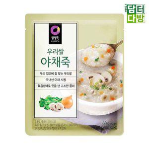 청정원 우리쌀 야채죽 60g X 5개