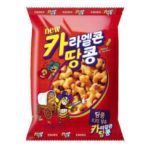 캬라멜콘과 땅콩 K42872 크라운 카라멜콘과 땅콩 72gx8개