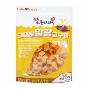 강아지 말랑 스타일 고구마 큐브 250g 고품질 반건조