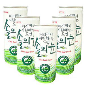 롯데 심플 솔의눈(240ml) 5캔 데일리 6ij