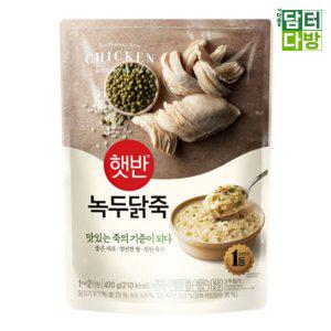 CJ 햇반 녹두닭죽 420g X 5개