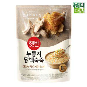 CJ 햇반 누룽지닭백숙죽 420g X 5개