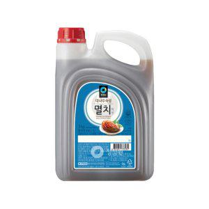 대상 청정원 멸치액젓 3kg 무침요리 국물요리 멸치액 말통 피시소스 피쉬소스 대용량 식당용 (반품불가)