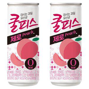 동원 쿨피스 제로 복숭아 230ml 30캔