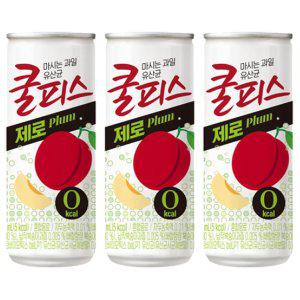 동원 쿨피스 제로 자두 230ml 60캔 (30캔 2박스)