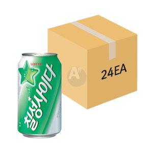 칠성 사이다 355ml 캔 24개입 (1BOX) 대용량 사무실 업소용 탄산음료수 탕비실음료 간식 캔음료 음식점음료