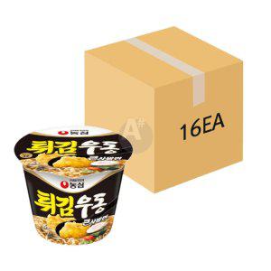 농심 튀김우동 큰사발면 111g 16개입 (1BOX) 컵라면박스 라면대량구매 큰컵튀김우동 박스사발면 라면한박스