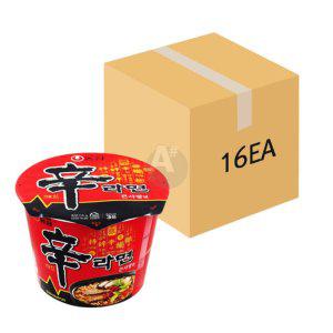 농심 신라면 큰사발면 114g 16개입 (1BOX) 한박스