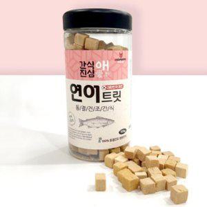 고양이 간식애진심 동결건조간식 100g (연어트릿)