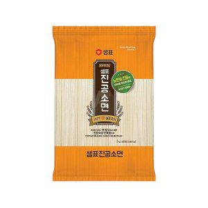 샘표 진공소면 3kg 대용량 소면국수 잔치국수 얇은면