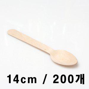 나무스푼 14cm (중) 200개