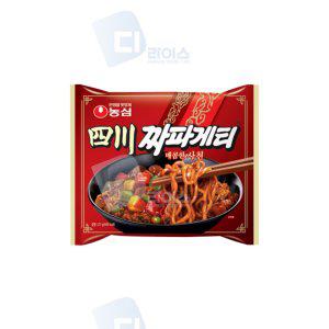 농심 사천짜파게티 137g 20봉 사천짜장 짜장라면 봉지