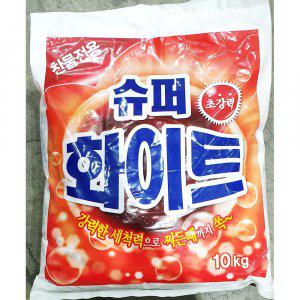 세탁 세제 슈퍼화이트 분말 웅진 1kg 가루 비누 업소