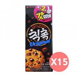 롯데 칙촉 오리지널 120g 15개 1BOX 사무실 간식 과자