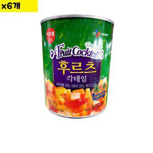 PHILPACK 식자재 후르츠칵테일 이츠웰 원터치 850g x6개