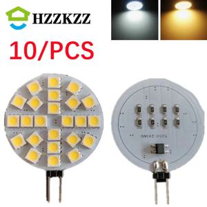 G4 LED 조명 소켓 5050 SMD LED 전구, DC 12V, 할로겐 바이 핀 램프 교체 LED 전구, 1.2W, 1.8W, 2.4W, 4.8W, 웜 화이트, 콜드 화이트