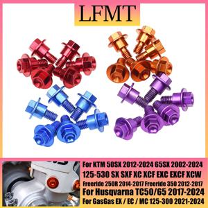 LFMT 전방 포크 가드 볼트 나사, KTM EXC EXCF SX SXF XC XCF XCW XCFW 125 150 250 300 350 400 450 500 530 2000-2023, M6 * 12