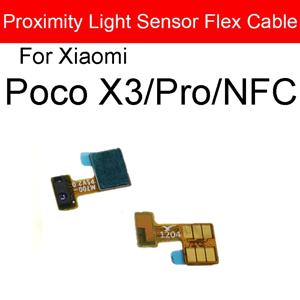 샤오미 포코폰 POCO X3 프로 X3 NFC 근접 주변 광 센서 플렉스 케이블 리본 교체 부품