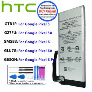 GTB1F G27FU GMSB3 HTC Google Pixel 5 6 5A 6A Pro Pixel5 Pixel6 6Pro Pixel5A 5G G63QN GLU7G 배터리 Bateria 용 기존 배터리