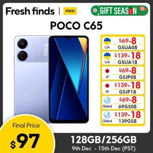 POCO C65 글로벌 버전  NFC 도트 드롭 디스플레이, MTK 헬리오 G85, 5000mAh, 50MP, 90Hz, 6GB, 128GB, 8GB, 256GB, 6.74 인치