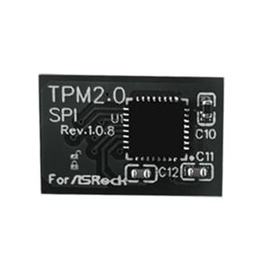 ASROCK 마더보드용 TPM 2.0 암호화 보안 모듈, 원격 카드, 14 핀 SPI TPM2.0 보안 모듈