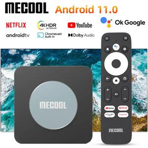 Mecool KM2 플러스 S905X4 안드로이드 11 TV 박스, 스마트 4K, 넷플릭스, 돌비 애트모스, USB3.0, 100M LAN 셋톱 박스, TV 수신기 2022, 2GB, 16GB