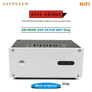 HIFI 스테레오 6Z4 + 6N11 튜브 디코더, R2R NOS AD1865 + CS8412 오디오 AD1865 DAC (DAC 칩 옵션)