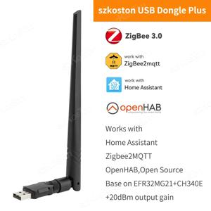 ZigBee 3.0 USB 동글 Plus-E 오픈 소스 무선 허브는 홈 어시스턴트 OpenHAB Zigbee2MQTT ZHA USB 게이트웨이 스틱과 함께 작동합니다.