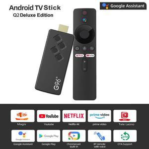 Android13 스마트 TV 스틱 Google Assistant Netflix Youtube 4K HDR10+ 듀얼 2.4G5GWifi 다국어 스트리밍 미디어 플레이어 Q2