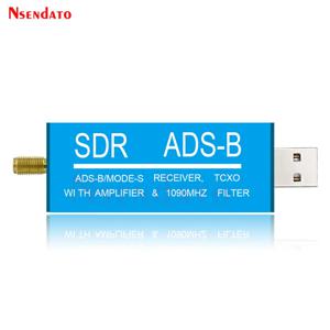 RTL2832U ADS-B 모드-S USB SDR TV 수신기 내장 RF 증폭기, 1090MHz 대역 통과 필터 라디오, SDR 대역 TV 스캐너 튜너 스틱