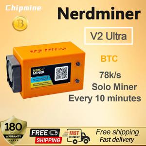 Nerdminer 울트라 펌웨어 v2, 오리지널 해시레이트, BTC 복권 솔로 마이너, 너드 마이너, 1.6.3, 78 K/S