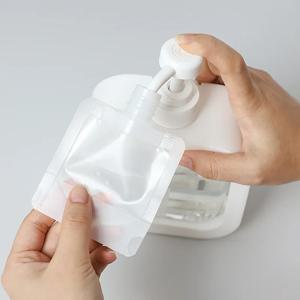 10Pcs 30/50/100ML 두꺼운 여행 하위 패키지 화장품 로션 샤워 젤 샴푸 휴대용 페이셜 클렌저