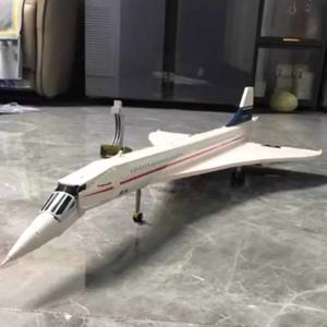 10318 Concorde Airbus 빌딩 블록, 기술 105CM 비행기 모델 브릭, 어린이 교육 장난감, 크리스마스 선물