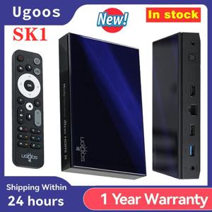 Ugoos SK1 스마트 TV 박스, 안드로이드 11, Amlogic S928X-K, 8GB, 128GB, Wifi6, BT5.2, 1000M 셋톱 박스, Dolby Widevine L1, DTS 지지대, 2024 신제품