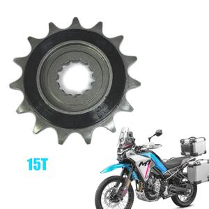 사일런트 내구성 오토바이 프론트 스프로킷 체인 휠 플라이 휠 피니언, CFMOTO 450MT 450mt 450 MT용, 15T