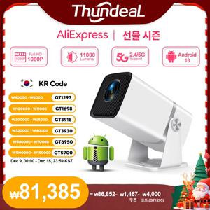 ThundeaL 풀 HD 1080P 미니 프로젝터, 4K 안드로이드 와이파이, 3D 홈 시어터, TD80 휴대용 프로젝터, 회의 비디오 영화, PK HY320